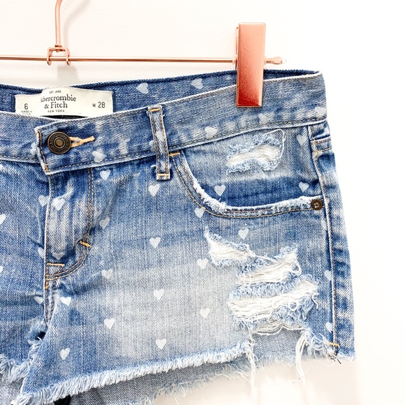 Abercrombie & Fitch Blue Jean Shorts - Picture 3 of 8